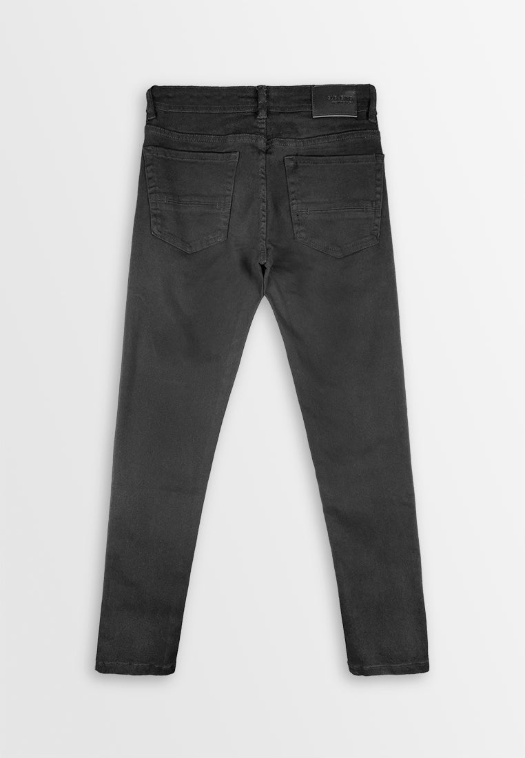 Men Slim Fit Long Jeans - Black - 510097