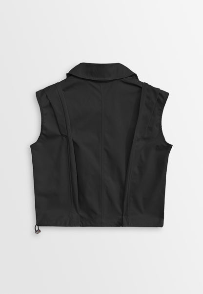 Women Sleeveless Shirt - Black - 410371