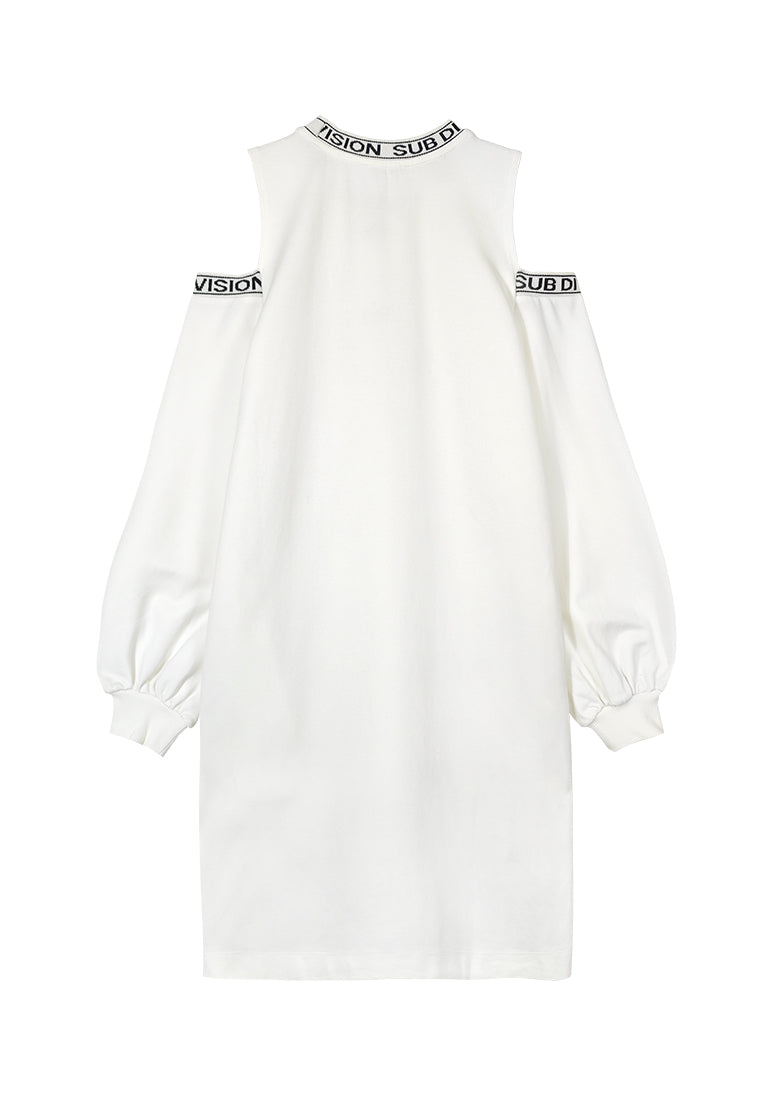 Women Off Shoulder Dress - White - 310014