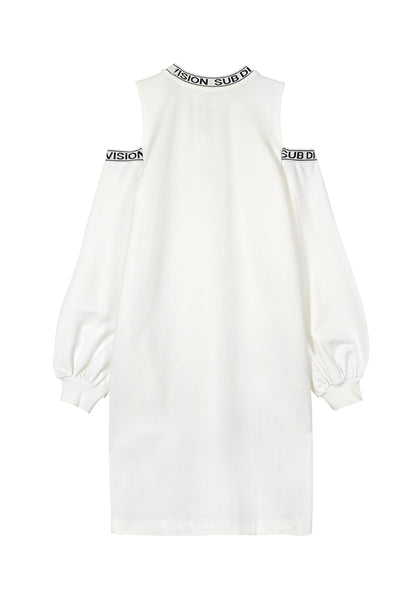 Women Off Shoulder Dress - White - 310014