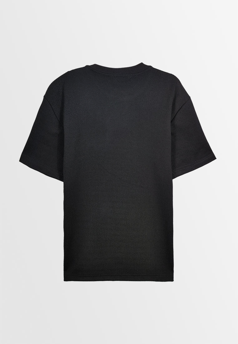 Men Short-Sleeve Fashion Tee - Black - M3M867