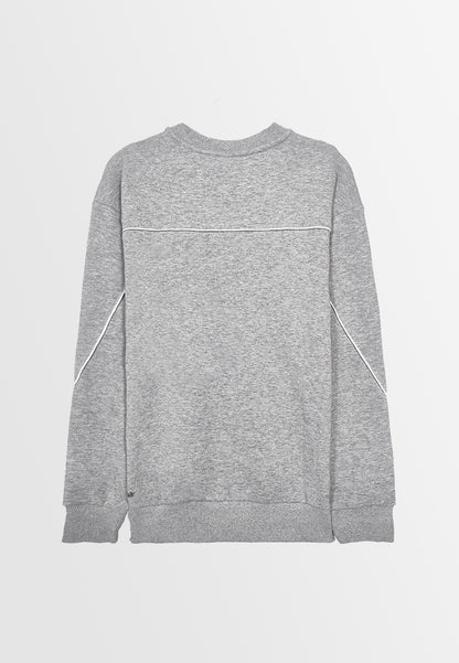 Men Long-Sleeve Sweatshirt - Grey - M3M849