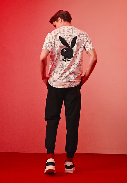 Playboy x SUB Men Short-Sleeve Graphic Tee - White - 410385