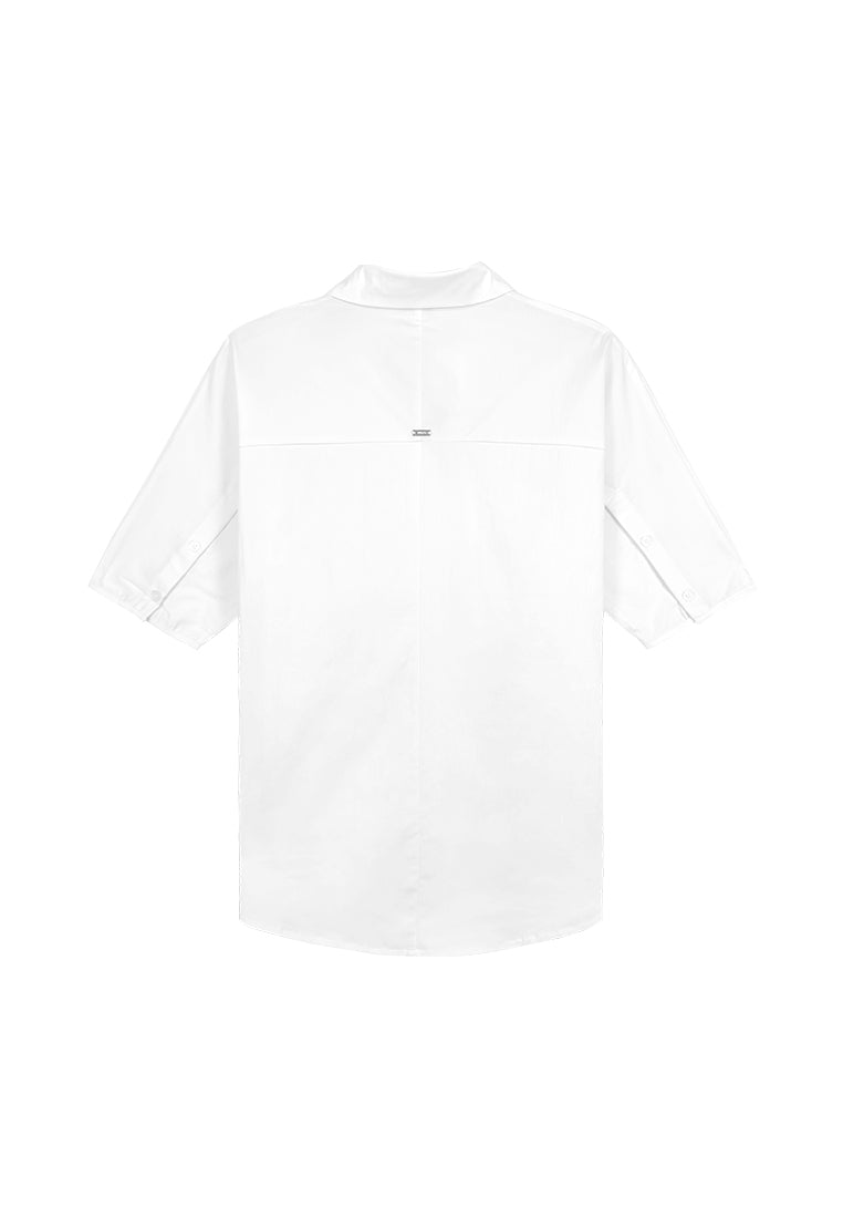 Women Woven Blouse - White - 310018