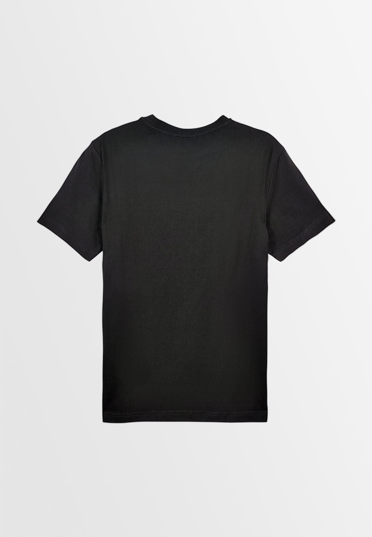 Men Short-Sleeve Graphic Tee - Black - M3M701