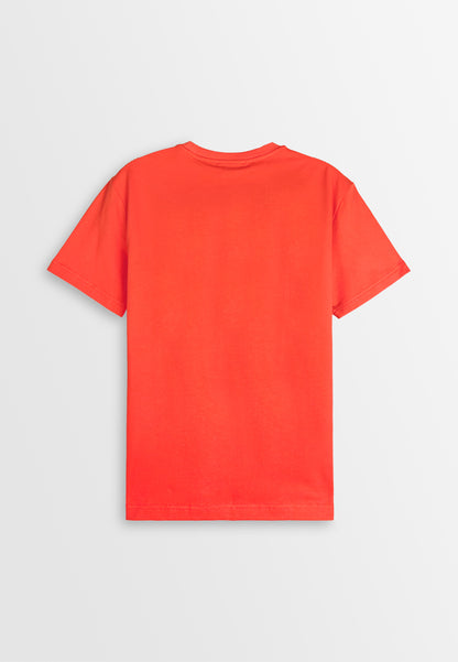 Men Short-Sleeve Graphic Tee - Orange - 410348