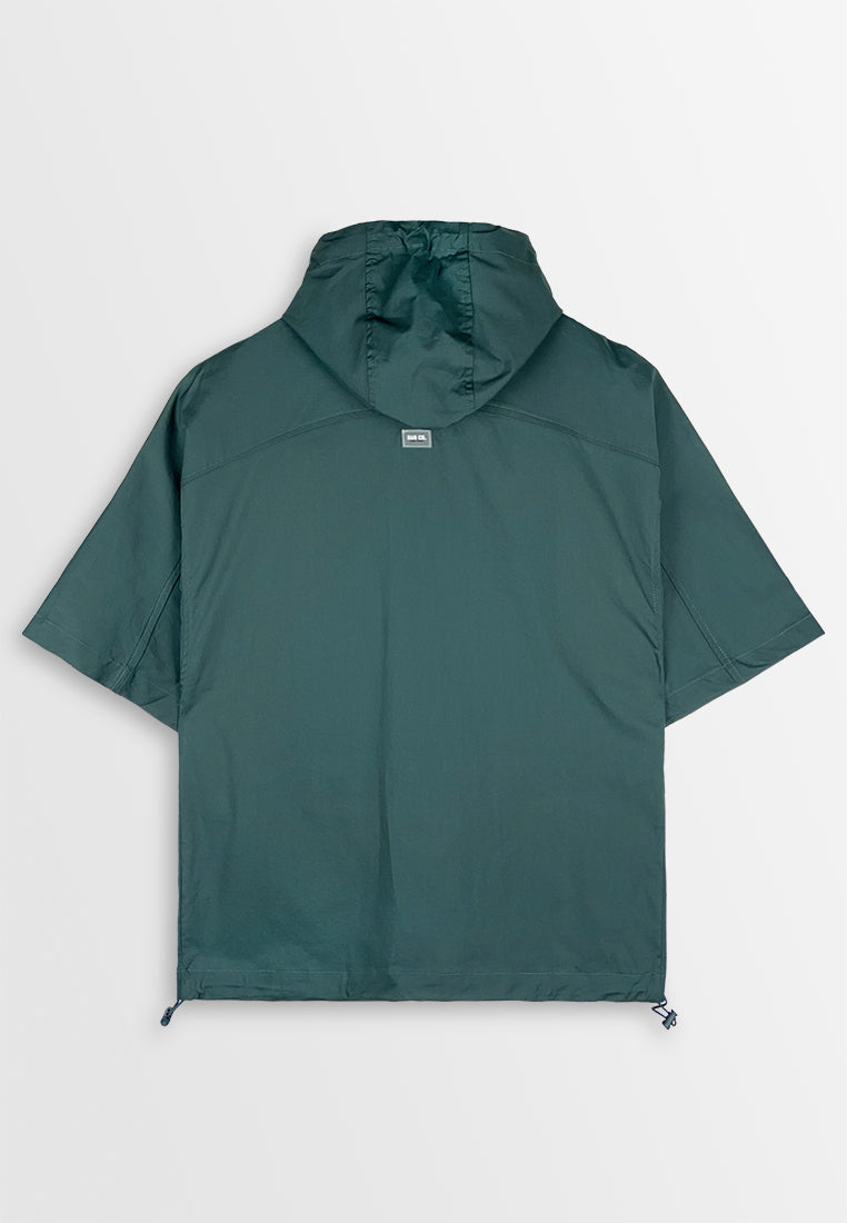 Men Oversized Lightweight Hoodies Jacket - Green - 410458