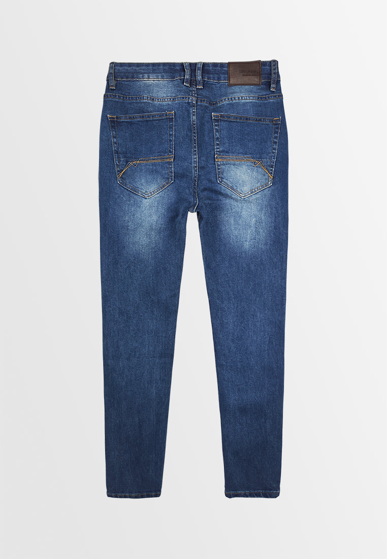 Men Skinny Fit Long Jeans - Blue - 410060