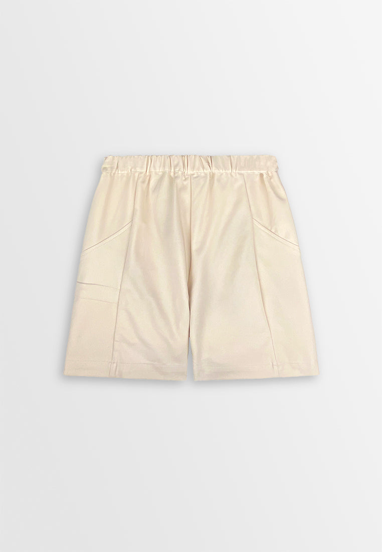 Women Short Pants - Light Khaki - 410369