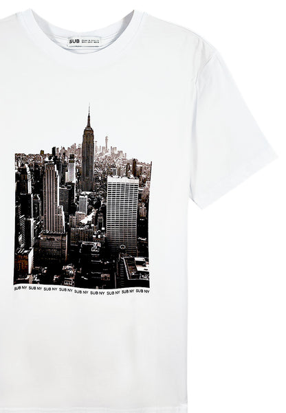 Men Short-Sleeve Graphic Tee - White - M3M705