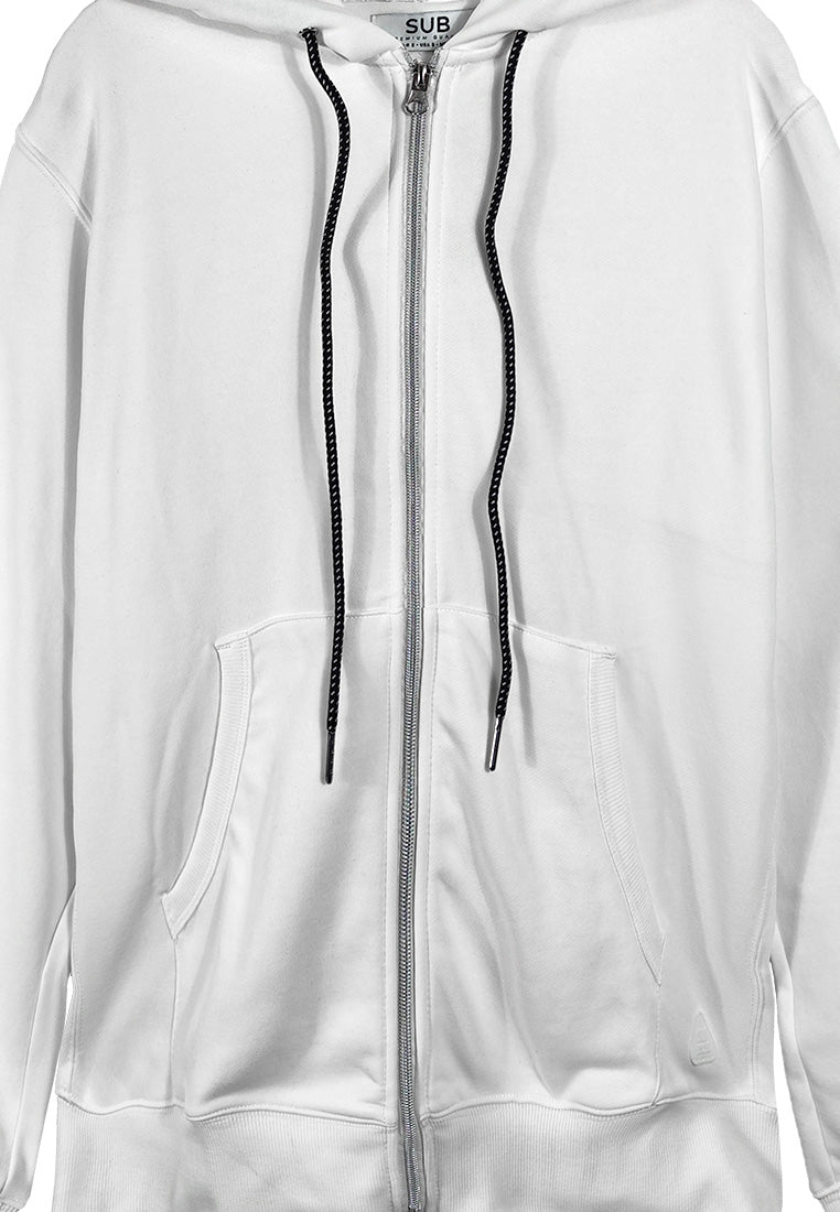 Men Hoodies Jacket - White - M3M902