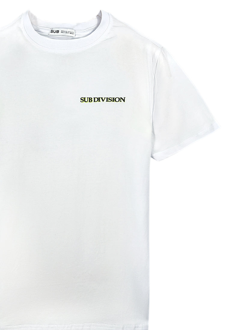 Men Short-Sleeve Graphic Tee - White - M3M684