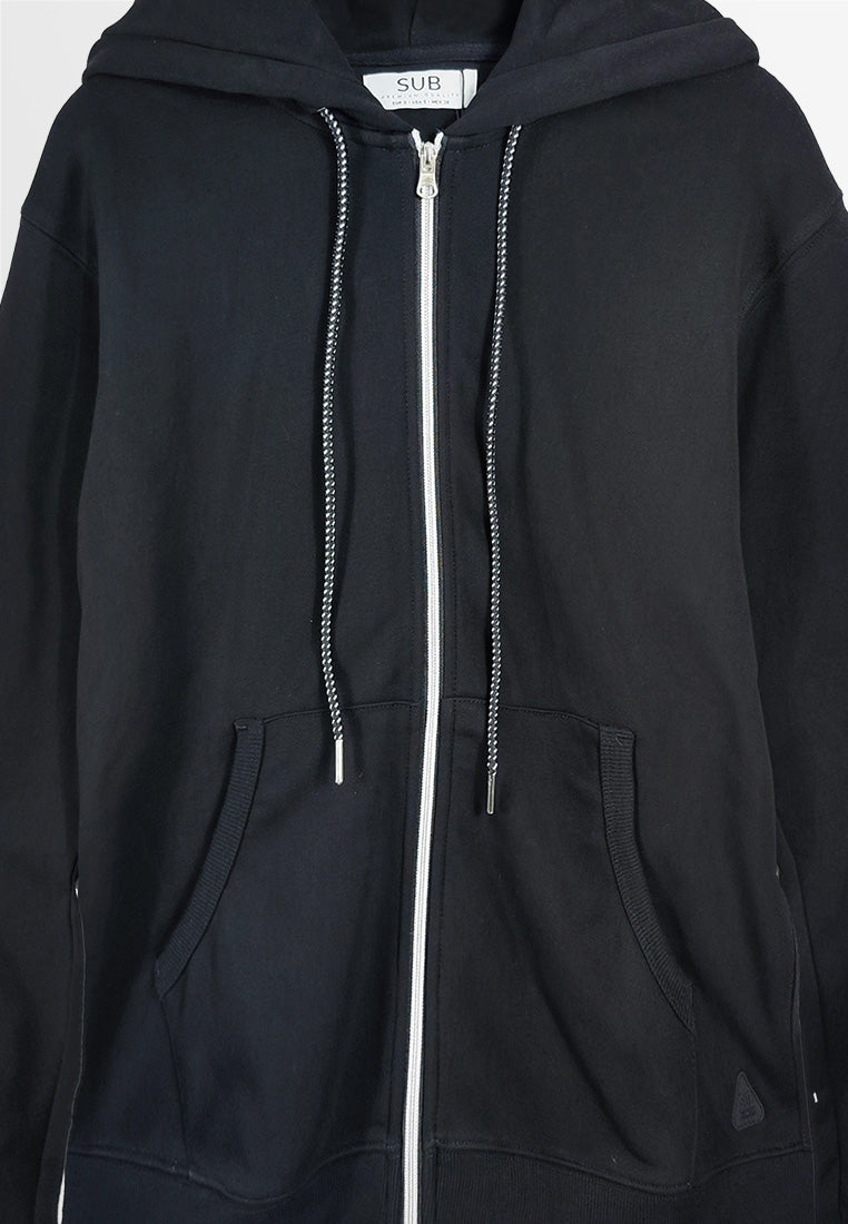 Men Hoodies Jacket - Black - M3M901