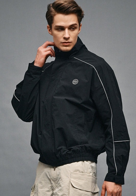 Men Oversized Jacket - Black - 410344