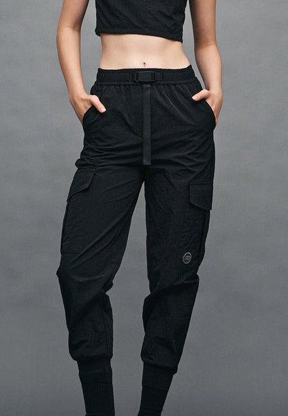 Women Long Pants Jogger - Black - 410317