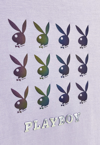 Playboy x SUB Women Short-Sleeve Graphic Tee - Purple - 410100