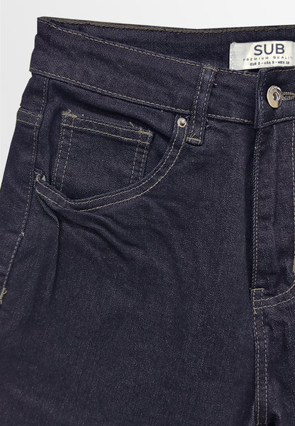 Men Short Jeans - Dark Blue - 310073