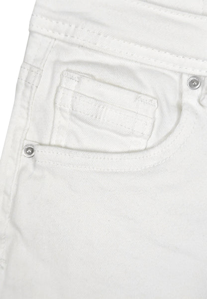 Women Short Jeans - White - 410129