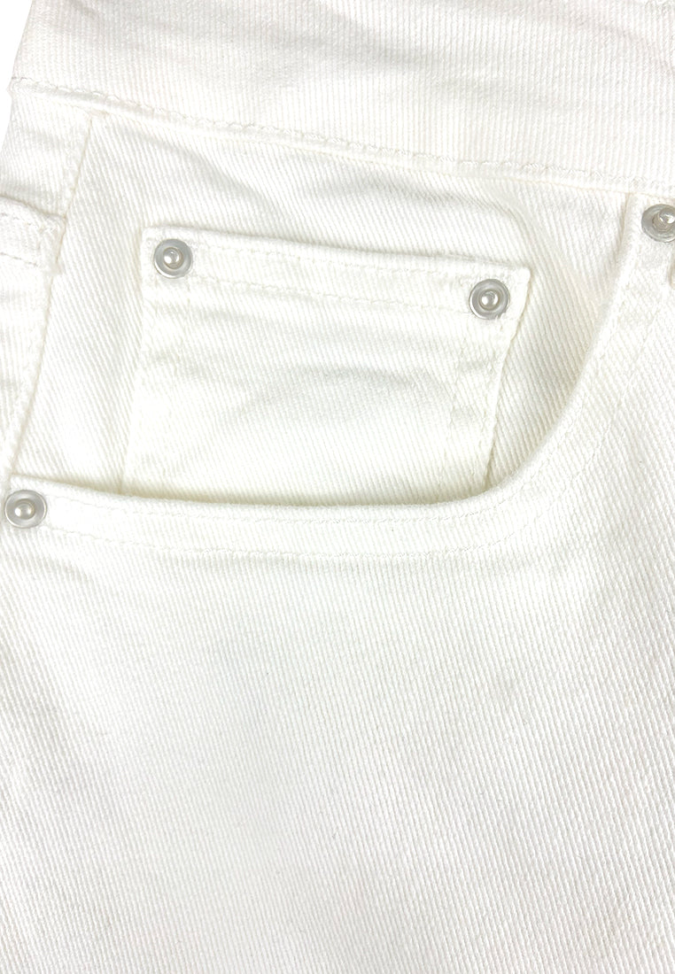 Men Short Jeans - White - 410428