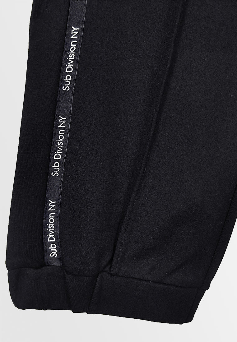 Women Long Jogger - Black - 310010