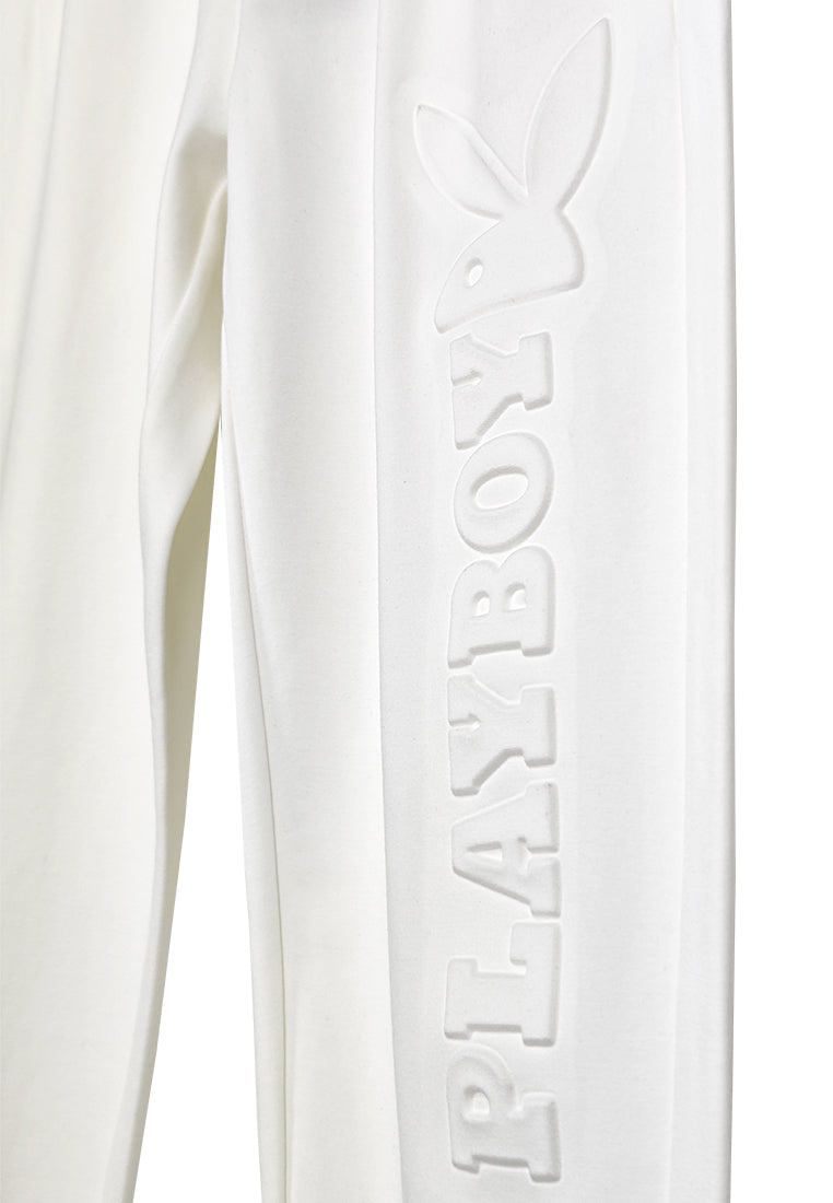 Playboy x SUB Men Long Jogger - White - 410157