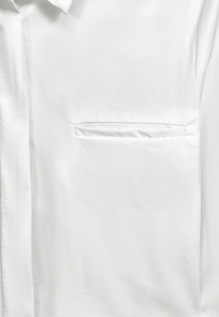 Women Long-Sleeve Shirt - White - M3W800