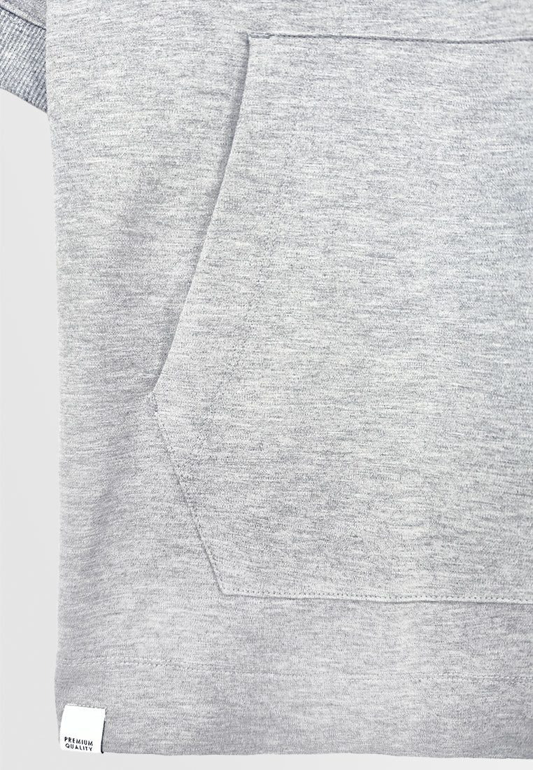 Men Short-Sleeve Sweatshirt - Grey - M3M883