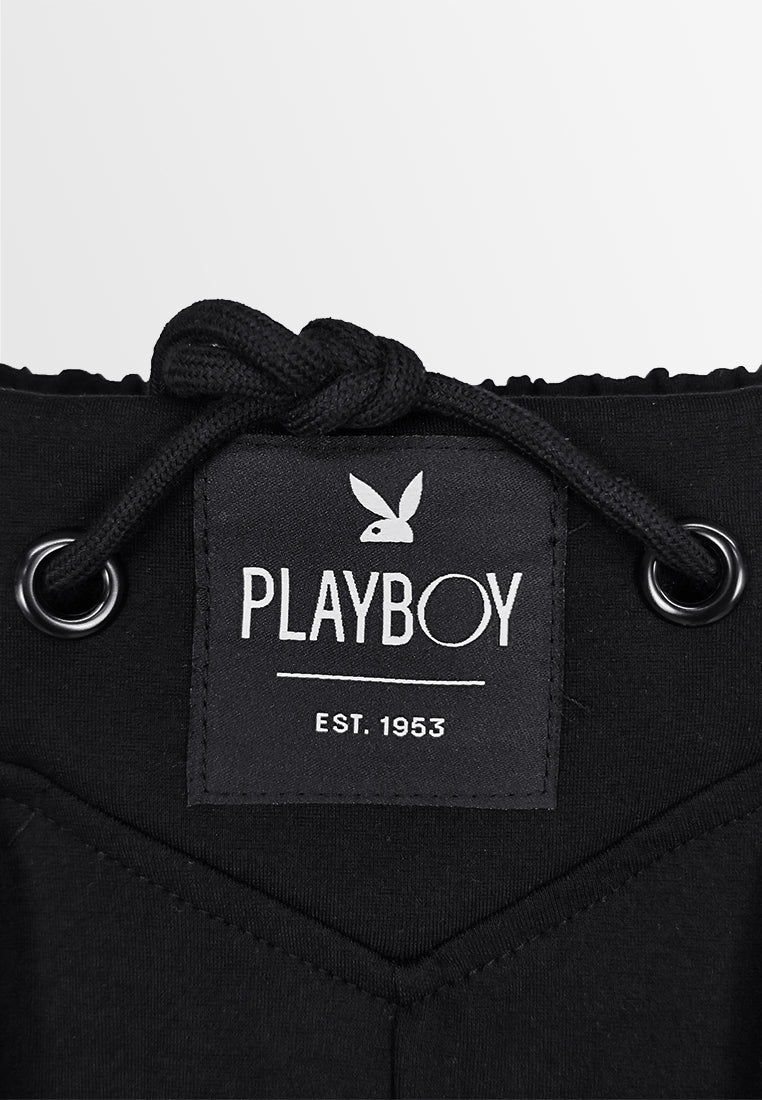 Playboy x SUB Women Short Jogger - Black - 410108