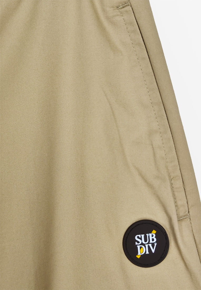 Women Straight Cut Long Pants - Khaki - 310132