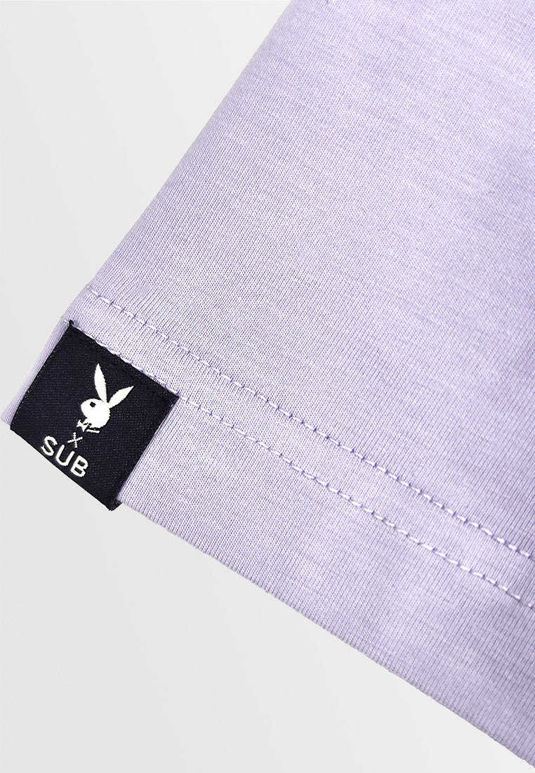 Playboy x SUB Men Short-Sleeve Graphic Tee - Purple - 410166