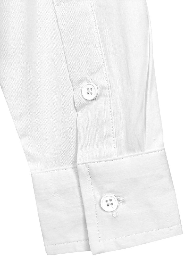 Men Long-Sleeve Shirt - White - 310034