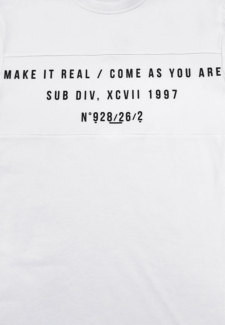 Men Short-Sleeve Graphic Tee - White - 410190