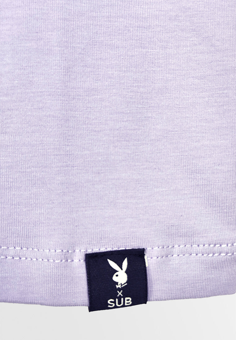 Playboy x SUB Women Short-Sleeve Graphic Tee - Purple - 410100