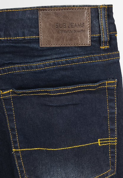 Men Short Jeans - Dark Blue - 310213