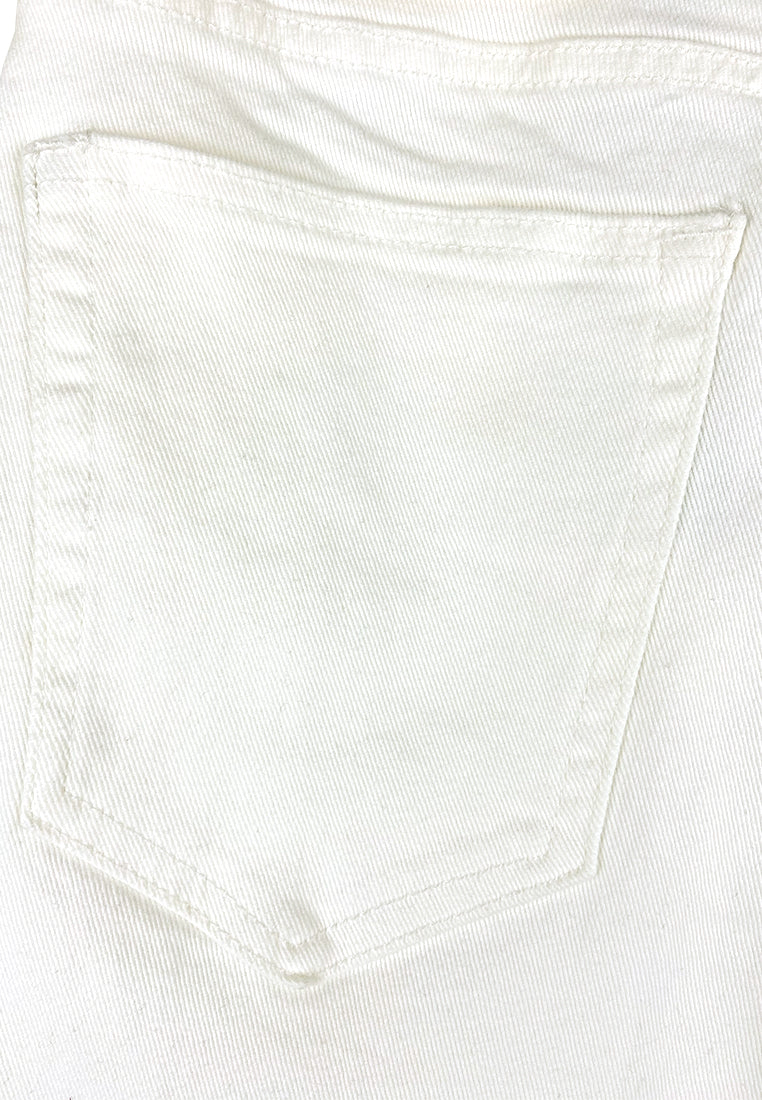 Men Short Jeans - White - 410428