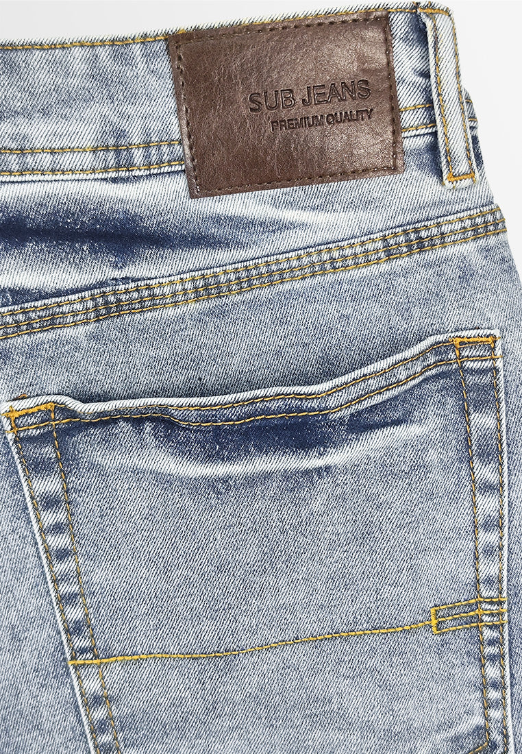 Men Short Jeans - Light Blue - 310214