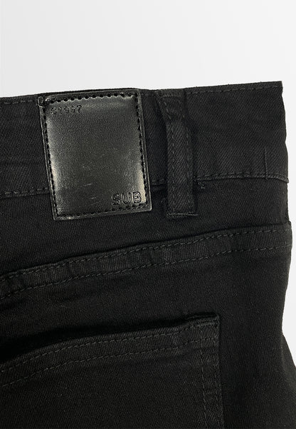 Women Short Jeans - Black - 310239