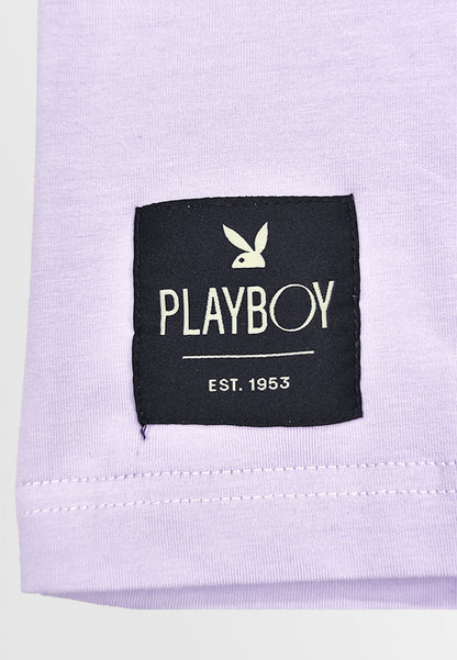 Playboy x SUB Men Short-Sleeve Graphic Tee - Purple - 410166