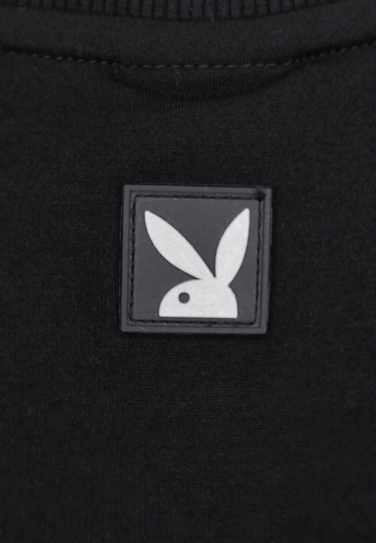 Playboy x SUB  Women Short-Sleeve Fashion Tee - Black - 410103