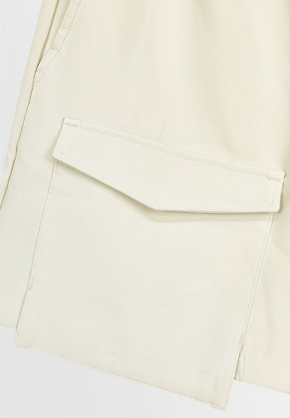 Men Short Jogger Pants - Light Khaki - 410091