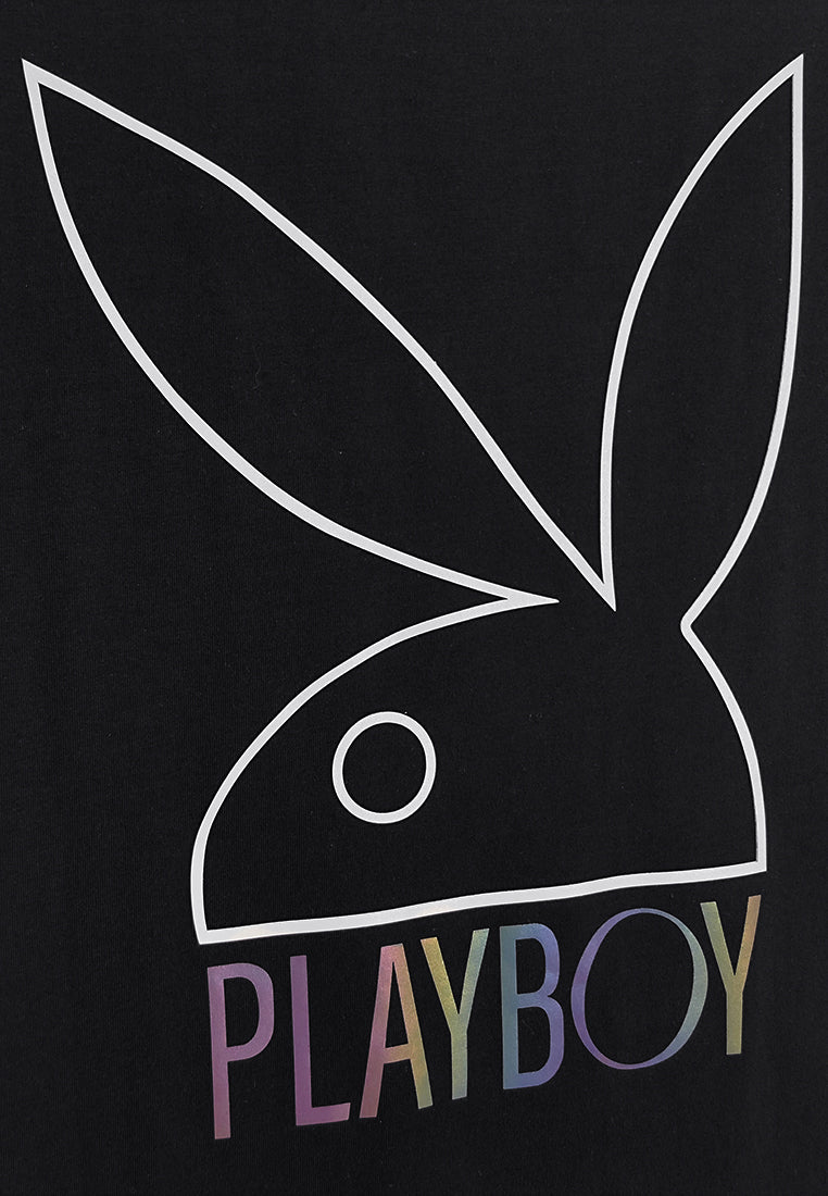 Playboy x SUB Men Short-Sleeve Graphic Tee - Black - 410164