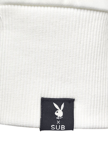 Playboy x SUB Men Long-Sleeve Sweatshirt - White - 410155