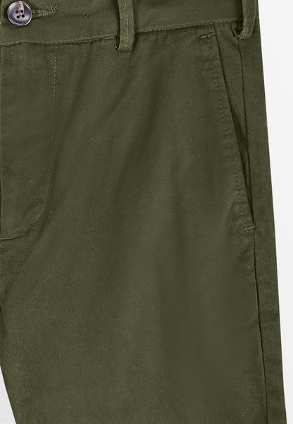 Men Slim Fit Long Pants - Army Green - S3M603