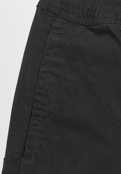 Men Long Pants Jogger - Black - S3M574