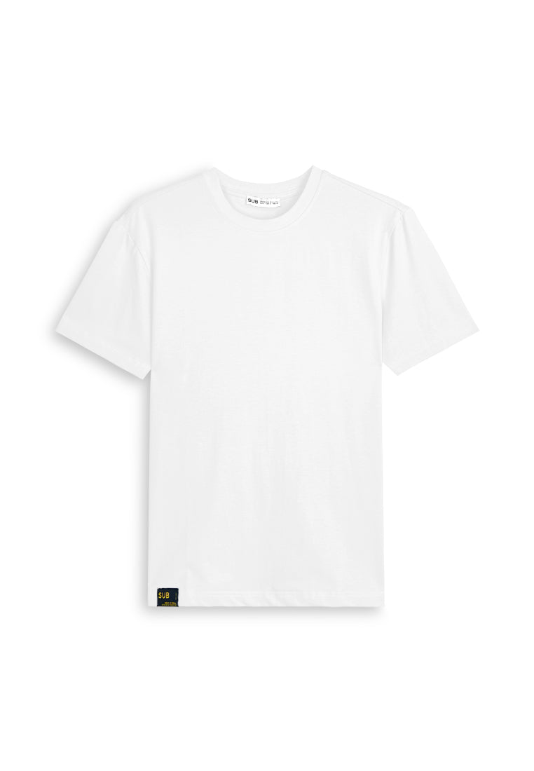 Men Short-Sleeve Basic Tee - White - F2M311/310087