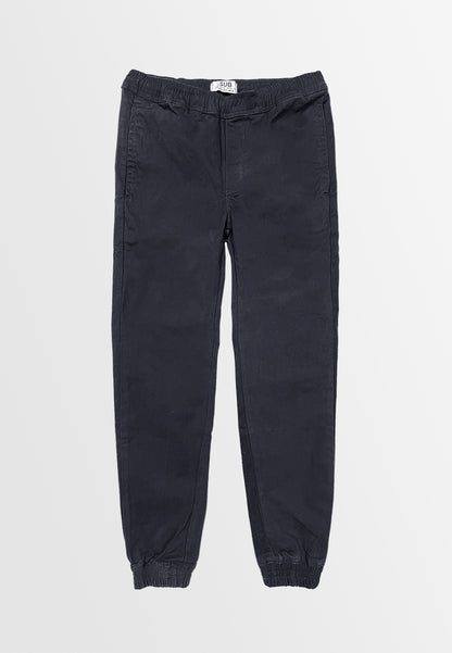 Men Long Pants Jogger - Black - S3M574