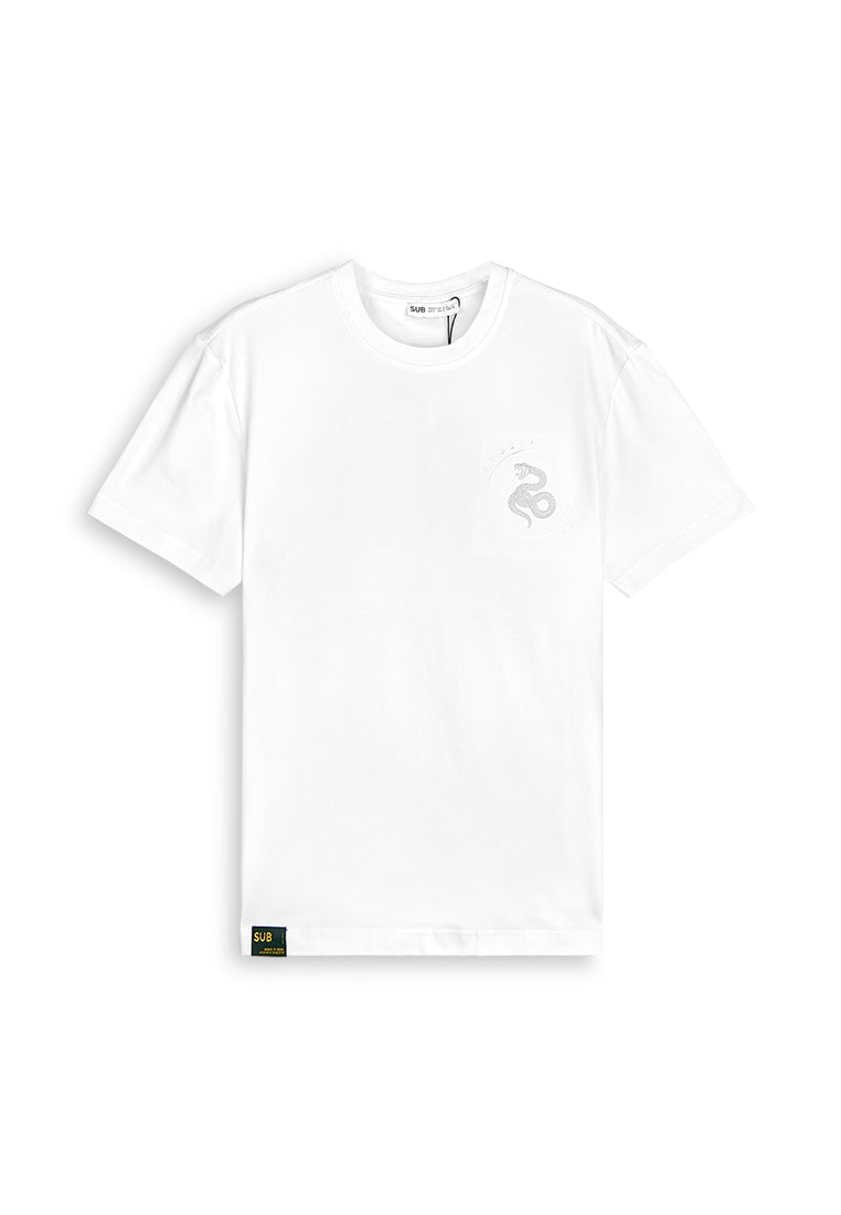 Men Short-Sleeve Graphic Tee - White - 410390