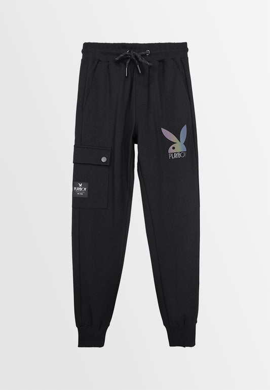 Playboy x SUB Men Long Jogger - Black - 410156