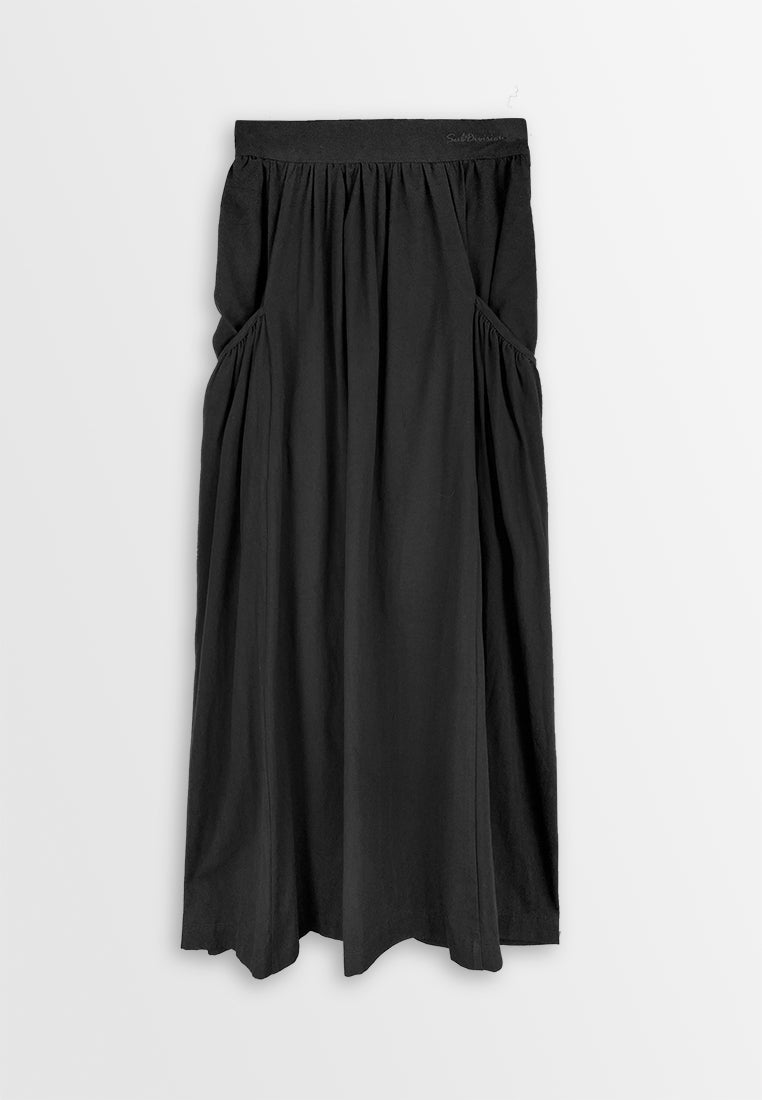 Women Long Skirt - Black - 410260