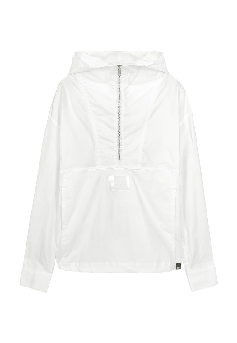 Men Oversized Hoodies Jacket - White - 410085